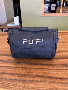 Sony PSP Soft Carrying Travel Case Black ( NO STRAP ) - Signs of Use